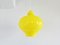 Yellow Glass Pendant Lamp by Hans Agne Jakobsson for Markaryd, 1960s, Image 2