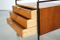 Carrello in legno di noce con cassetti, anni '60, Immagine 7