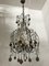 Lámpara de araña italiana vintage con cuentas de cristal de Murano, Imagen 16
