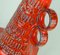 Vaso vintage rosso di Bodo Mans per Bay Keramik, anni '60, Immagine 5