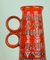 Rote Vintage Vase von Bodo Mans für Bay Keramik, 1960er 2