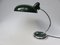 Lámpara de escritorio en verde oscuro y cromo de Escolux, años 30, Imagen 4