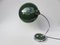Lampada da scrivania verde scura in metallo cromato di Escolux, anni '30, Immagine 5