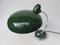 Dark Green and Chrome Desk Lamp from Escolux, 1930s 7
