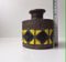 Mid-Century Italian Stoneware Vase with Geometric Motif by Aldo Londi for Bitossi, 1960s 5