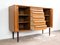 Credenza alta vintage in teak con ante scorrevoli, Danimarca, Immagine 3