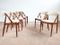 Vintage Danish Teak Chairs by Kai Kristiansen, Set of 6, Image 3