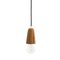 Sininho Pendant Lamp in Light Cork with Black Wire from Galula 1