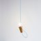 Sininho Pendant Lamp in Light Cork with Blue Wire from Galula, Image 5