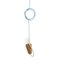 Sininho Pendant Lamp in Light Cork with Blue Wire from Galula 4