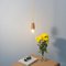 Lámpara colgante Sininho en corcho claro con cable amarillo de Galula, Imagen 4