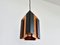 Vintage Copper Triangle Pendant Lamp, Image 3