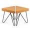 Três Stool in Light Cork with Black Legs by Mendes Macedo for Galula 3