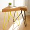 Três Stool in Light Cork with Yellow Legs by Mendes Macedo for Galula 4