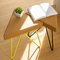 Três Stool in Light Cork with Yellow Legs by Mendes Macedo for Galula, Image 6