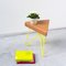 Três Stool in Light Cork with Yellow Legs by Mendes Macedo for Galula 7