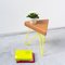 Três Stool in Light Cork with Yellow Legs by Mendes Macedo for Galula, Image 7