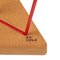 Três Stool in Light Cork with Red Legs by Mendes Macedo for Galula 3