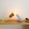 Lampe de bureau Glint 1 avec Base Blanche & Cable Textile Jaune par Mendes Macedo pour Galula 5