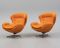 Vintage Partner Swivel Chairs by Lennart Bender for Ulferts Möbler, 1970s, Set of 2, Image 2
