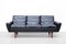 Black 3-Seater Sofa by Georg Thams, 1964 1