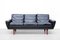 Black 3-Seater Sofa by Georg Thams, 1964, Image 1