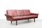 Braunes dänisches Leder Sofa 3