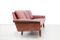 Danish Brown Leather Sofa, Image 4