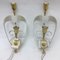 Mid-Century Modern Italian Brass Wall Sconces, 1950s, Set of 2 2