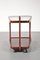 Glass & Wood Serving Trolley, 1950s, Image 8