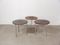 Circular Nesting Tables in Rosewood by Poul Nørreklit for Petersen 13