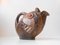 Danish Stoneware Fish Jug in Earthy Glazes by Michael Andersen, 1940s 2