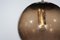 Mid-Century Glass and Brass Globe Pendant Light from Raak, 1960s, Image 4