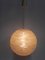 Lampada a sospensione vintage con sfera in plastica, Immagine 4