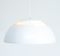 White AJ Royal Pendant Lamp by Arne Jacobsen for Louis Poulsen, 1957 1