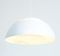 White AJ Royal Pendant Lamp by Arne Jacobsen for Louis Poulsen, 1957, Image 2