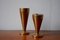 Vintage Danish Brass Candlesticks, Set of 2 1