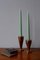 Dänische Vintage Messing Kerzenständer, 2er Set 3