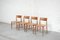 Mid-Century German 351/ 3 Dining Chairs by Georg Leowald for Wilkhahn, 1950s, Set of 4, Image 4