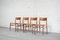 Mid-Century German 351/ 3 Dining Chairs by Georg Leowald for Wilkhahn, 1950s, Set of 4, Image 3