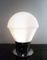 Lámpara que cambia de color de vidrio acrílico con base cromada, años 70, Imagen 4