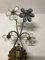 Large Vintage Italian Single Wall Light with Murano Glass Flowers 7