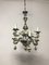 Lámpara de araña francesa vintage con flores de porcelana, Imagen 21