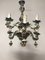 Vintage French Porcelain Flower Chandelier 9