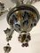 Lámpara de araña francesa vintage con flores de porcelana, Imagen 14