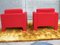 Red Armchairs, 1960s, Set of 2 5