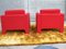 Red Armchairs, 1960s, Set of 2, Image 5