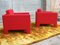 Red Armchairs, 1960s, Set of 2, Image 4