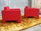 Set mit roten Sesseln, 1960er 4