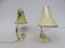 Lampes de Bureau Jaunes, 1950s, Set de 2 5